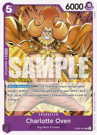 Charlotte Oven (OP08-061) - Uncommon