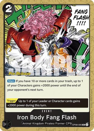 Iron Body Fang Flash (OP08-095) - Uncommon