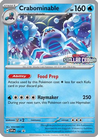 Crabominable 134  - Holofoil - Promo