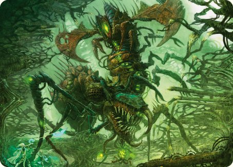 Carte d'art Skyscythe Engulfer [Phyrexia : All Will Be One Art Series] 
