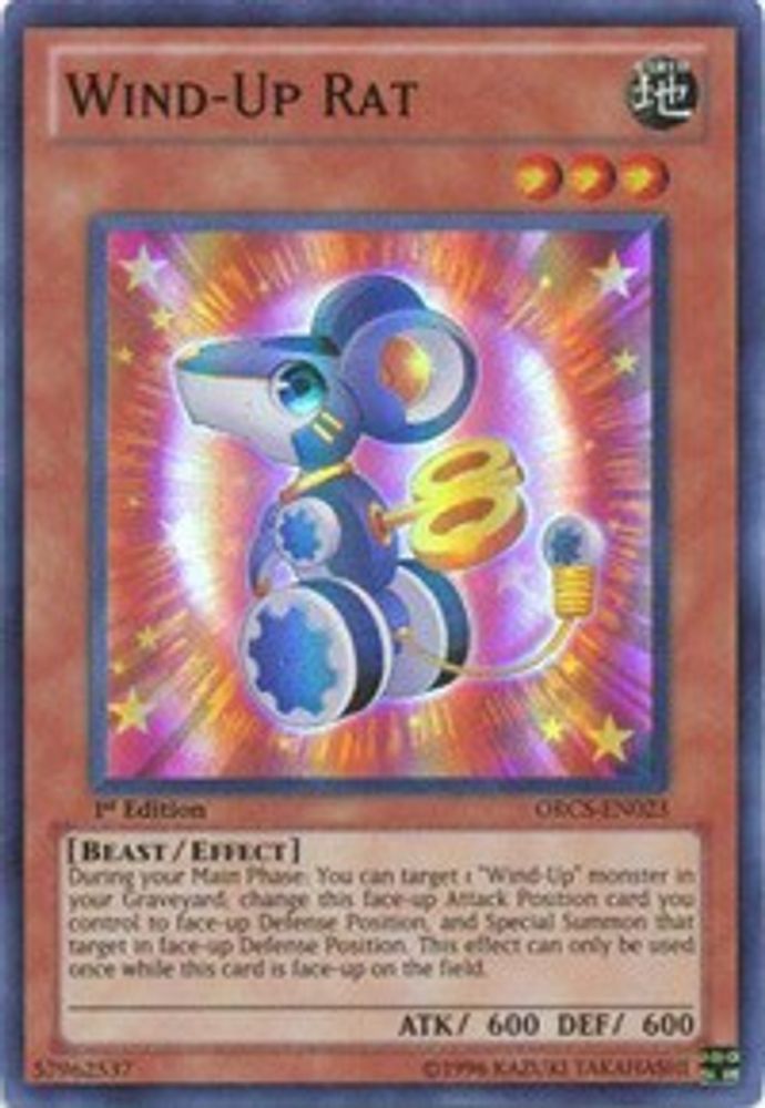 Rat à remonter [ORCS-EN023] Super Rare 