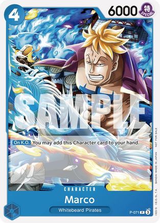 Marco (Two Legends Pre-Release) (P-071) - Promo