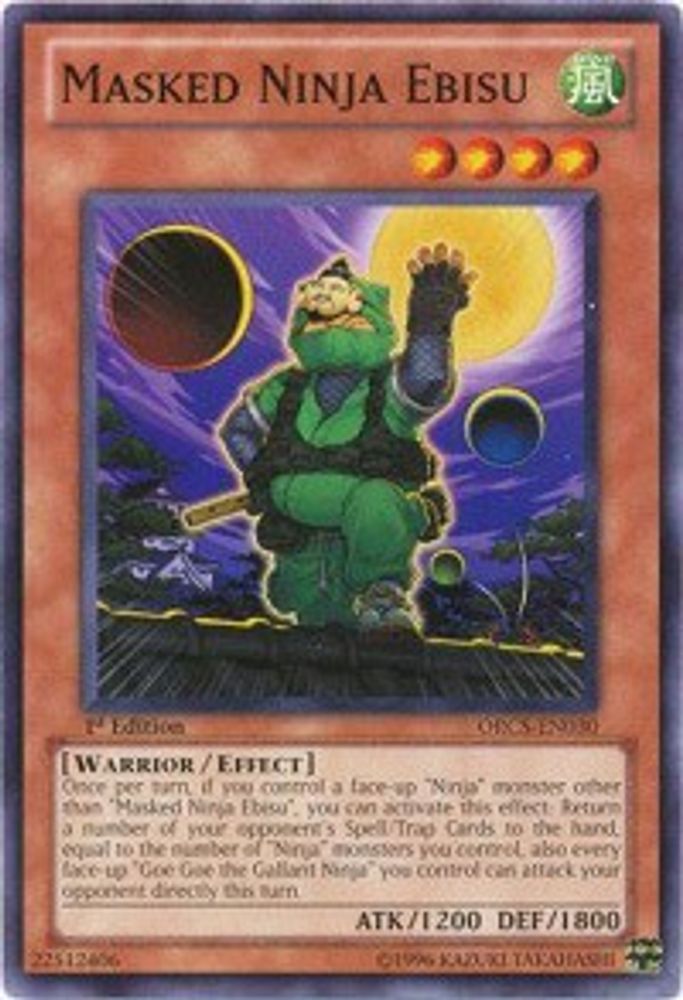 Masked Ninja Ebisu (ORCS-EN030) - Common