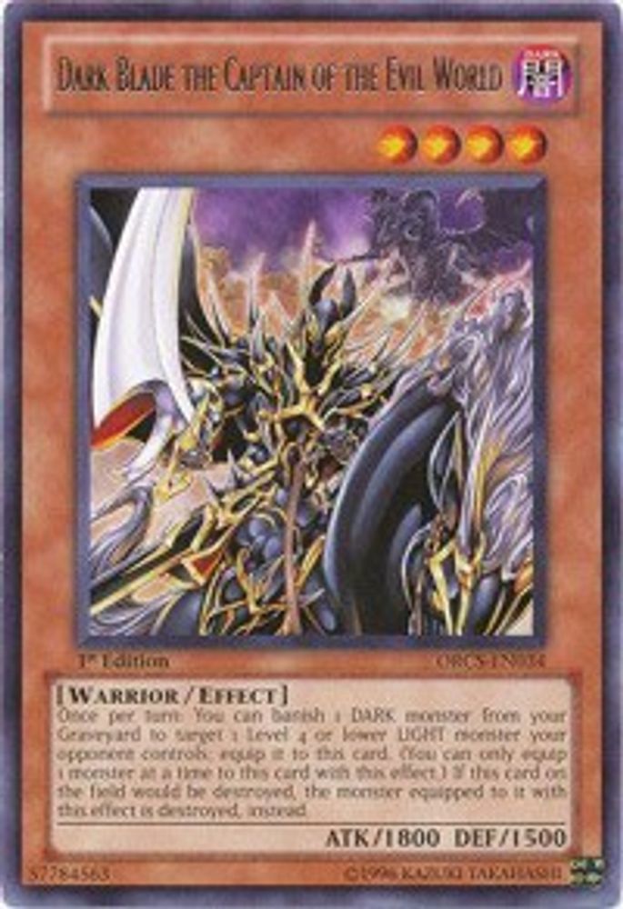 Dark Blade the Captain of the Evil World (ORCS-EN034) - Rare