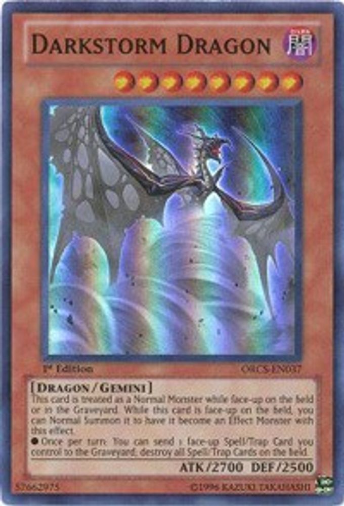 Dragon Tempête Sombre [ORCS-EN037] Super Rare 