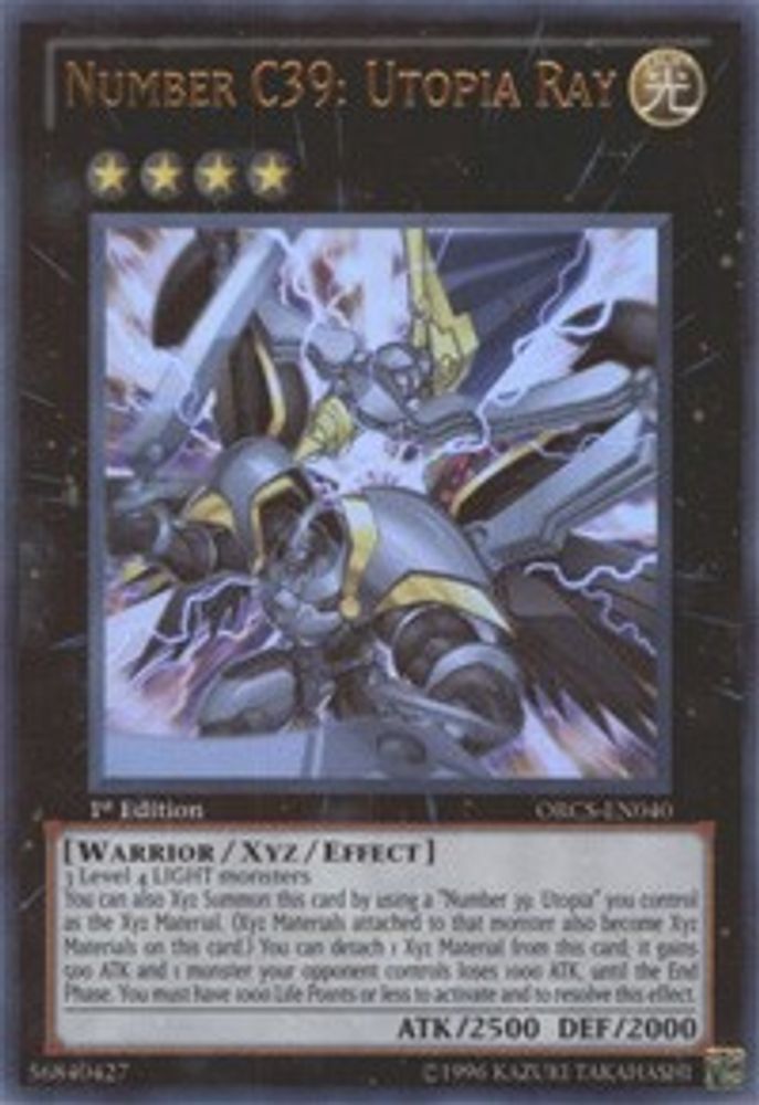 Number C39: Utopia Ray (ORCS-EN040) - Ultra Rare