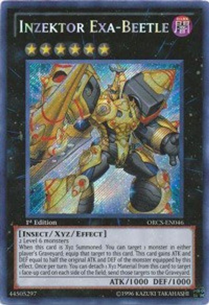 Inzektor Exa-Beetle [ORCS-EN046] Secret Rare 