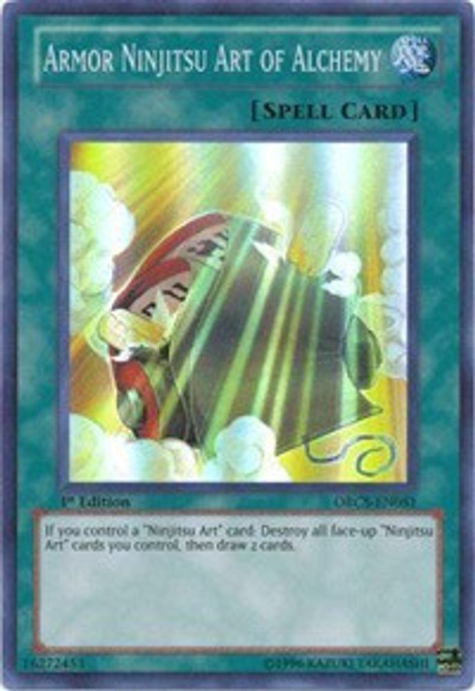 Armor Ninjitsu Art of Alchemy (ORCS-EN051) - Super Rare