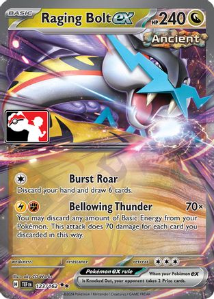 Raging Bolt ex 123/162  - Holofoil - Double Rare