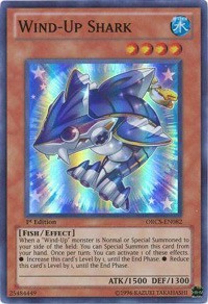 Wind-Up Shark (ORCS-EN082) - Super Rare