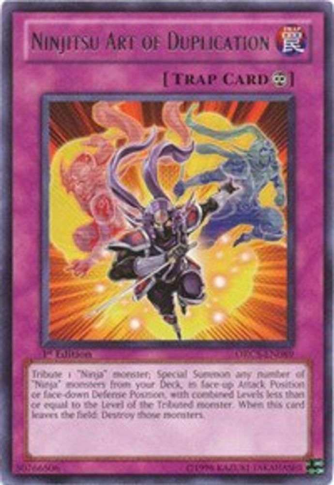 Ninjitsu Art de la duplication [ORCS-EN089] Rare 