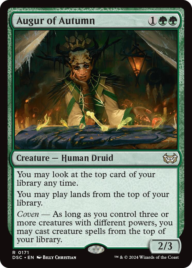 Augur of Autumn (DSC-171) - Duskmourn: House of Horror Commander