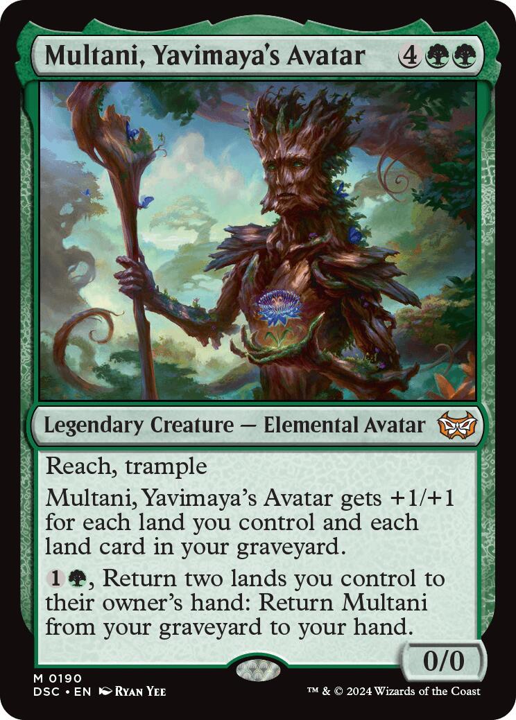 Multani, Yavimaya's Avatar (DSC-190) - Duskmourn: House of Horror Commander
