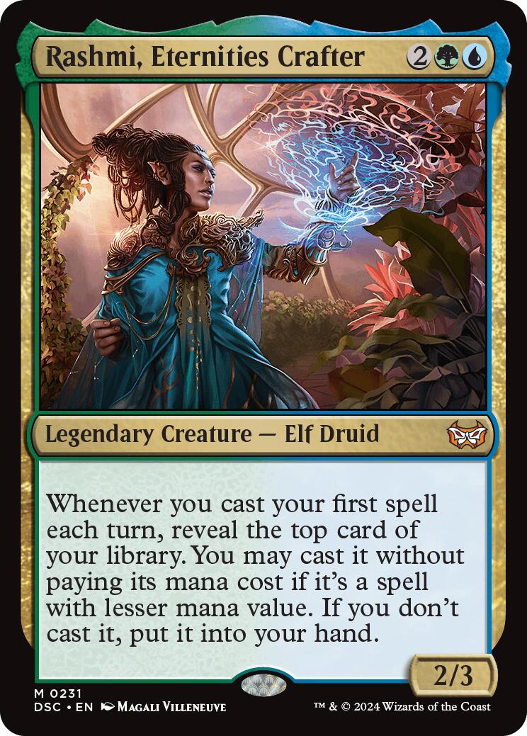 Rashmi, Eternities Crafter (DSC-231) - Duskmourn: House of Horror Commander