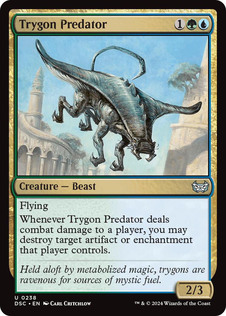 Trygon Predator (DSC-238) - Duskmourn: House of Horror Commander