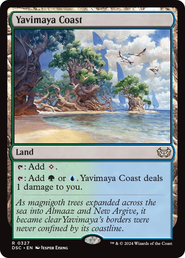 Yavimaya Coast (DSC-327) - Duskmourn: House of Horror Commander