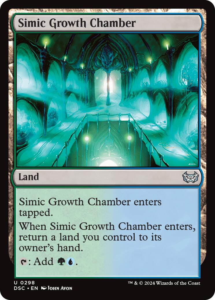 Simic Growth Chamber (DSC-298) - Duskmourn: House of Horror Commander