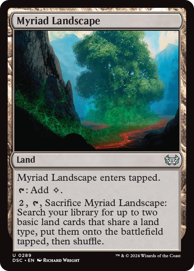 Myriad Landscape (DSC-289) - Duskmourn: House of Horror Commander