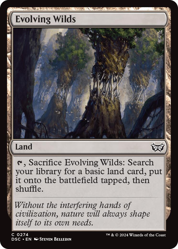 Evolving Wilds (DSC-274) - Duskmourn: House of Horror Commander