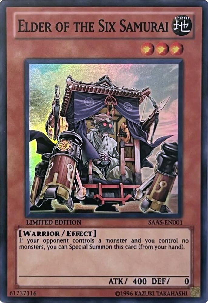 Ancien des Six Samouraïs [SAAS-EN001] Super Rare 