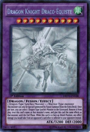 Dragon Knight Draco-Equiste (Ghost Rare) (DREV-EN038) - Duelist Revolution Unlimited