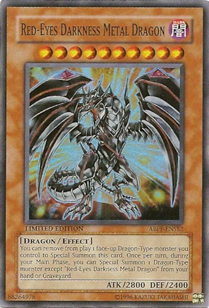 Red-Eyes Darkness Metal Dragon (ABPF-ENSE2) - Super Rare