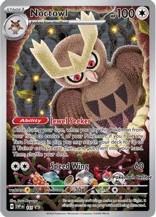 Noctowl (Pokemon Center Exclusive) 141  - Holofoil - Promo