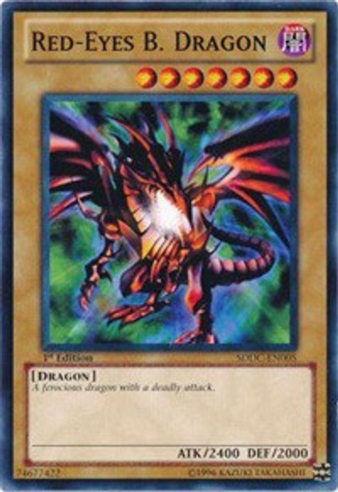 Red-Eyes B. Dragon (SDDC-EN005) - Common