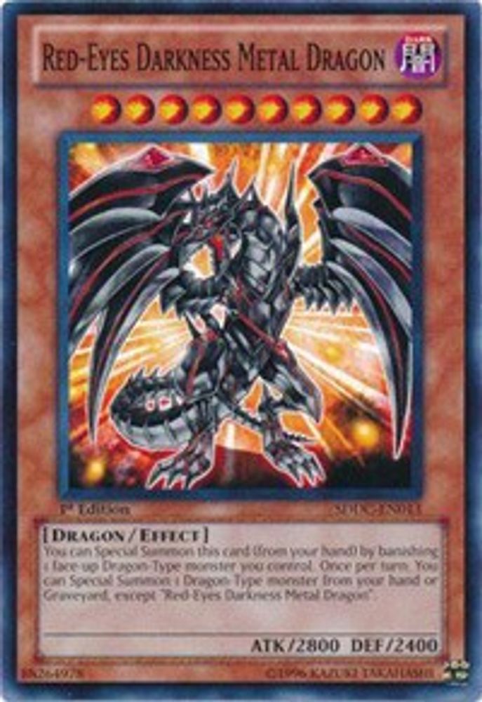 Red-Eyes Darkness Metal Dragon (SDDC-EN013) - Common