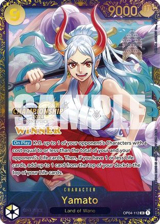 Yamato (Championship 2024 Finals Winner) (OP04-112) - Super Rare