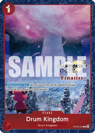 Drum Kingdom (Championship 2024 Finalist Card Set) (OP08-020) - Common
