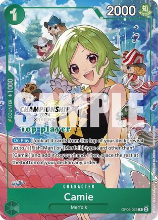 Camie (Championship 2024 Top Player Pack) (OP06-025) - Rare