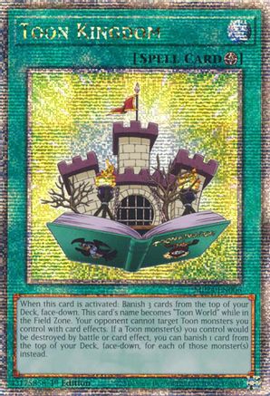 Toon Kingdom (Quarter Century Secret Rare) (MP24-EN006) - Quarter Century Secret Rare