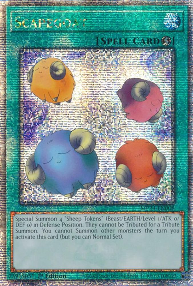 Scapegoat (Quarter Century Secret Rare) (MP24-EN008) - Quarter Century Secret Rare