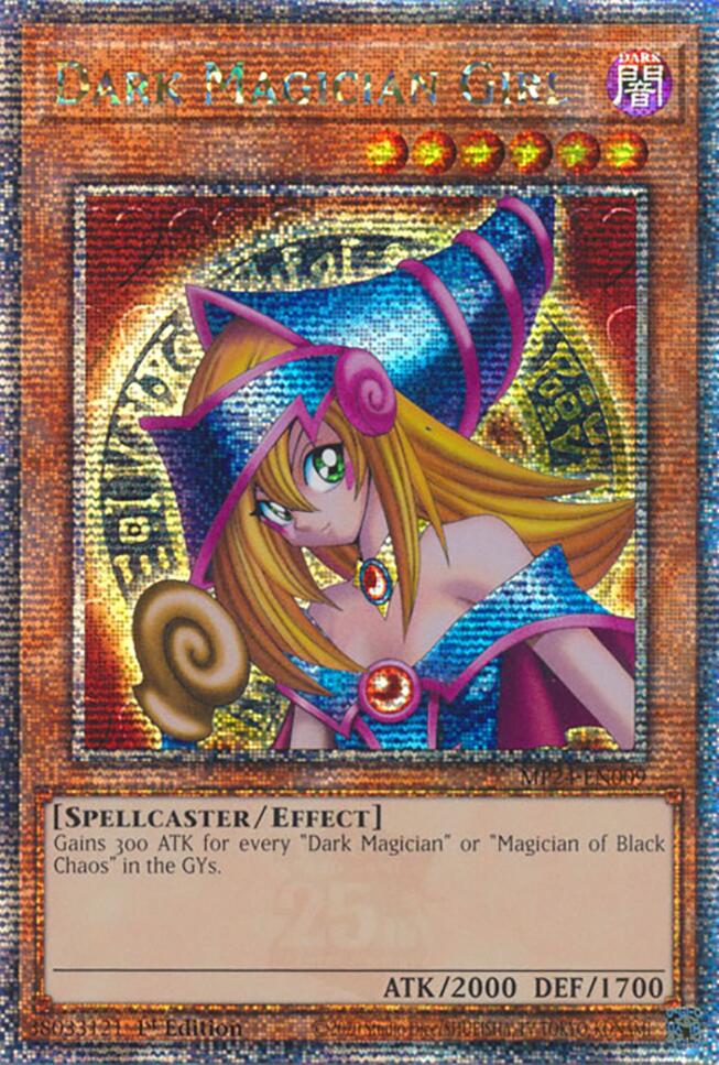 Dark Magician Girl (Quarter Century Secret Rare) (MP24-EN009) - Quarter Century Secret Rare