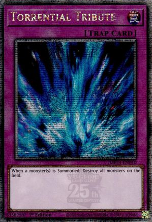 Torrential Tribute (Quarter Century Secret Rare) (MP24-EN010) - Quarter Century Secret Rare