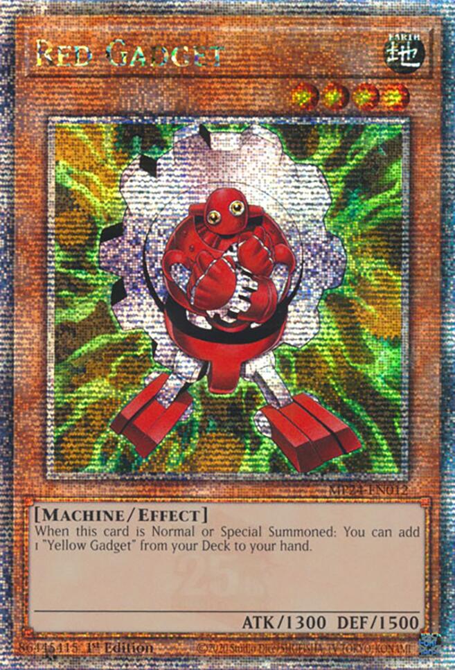 Red Gadget (Quarter Century Secret Rare) (MP24-EN012) - Quarter Century Secret Rare