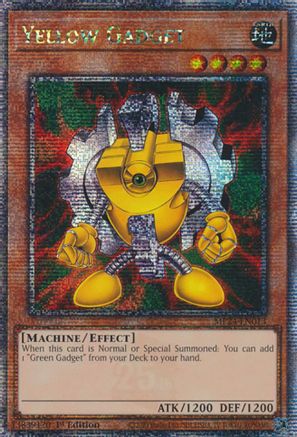 Yellow Gadget (Quarter Century Secret Rare) (MP24-EN013) - Quarter Century Secret Rare
