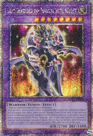 Gilti-Gearfried the Magical Steel Knight (Quarter Century Secret Rare) (MP24-EN016) - Quarter Century Secret Rare