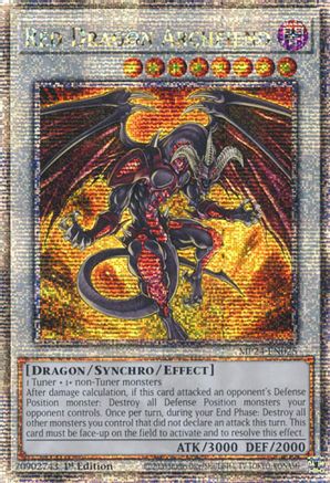 Red Dragon Archfiend (Quarter Century Secret Rare) (MP24-EN025) - Quarter Century Secret Rare