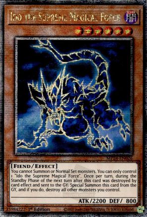 Ido the Supreme Magical Force (Quarter Century Secret Rare) (MP24-EN026) - Quarter Century Secret Rare
