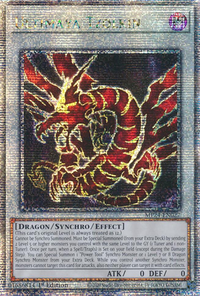 Ultimaya Tzolkin (Quarter Century Secret Rare) (MP24-EN027) - 25th Anniversary Tin: Dueling Mirrors 1st Edition