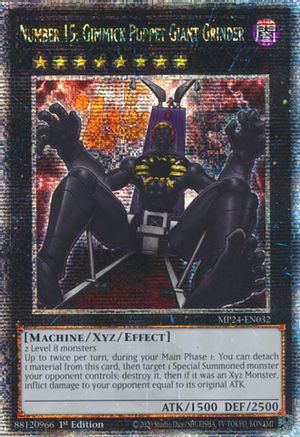 Number 15: Gimmick Puppet Giant Grinder (Quarter Century Secret Rare) (MP24-EN032) - Quarter Century Secret Rare