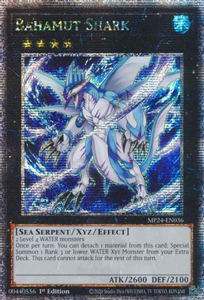 Bahamut Shark (Quarter Century Secret Rare) (MP24-EN036) - 25th Anniversary Tin: Dueling Mirrors 1st Edition