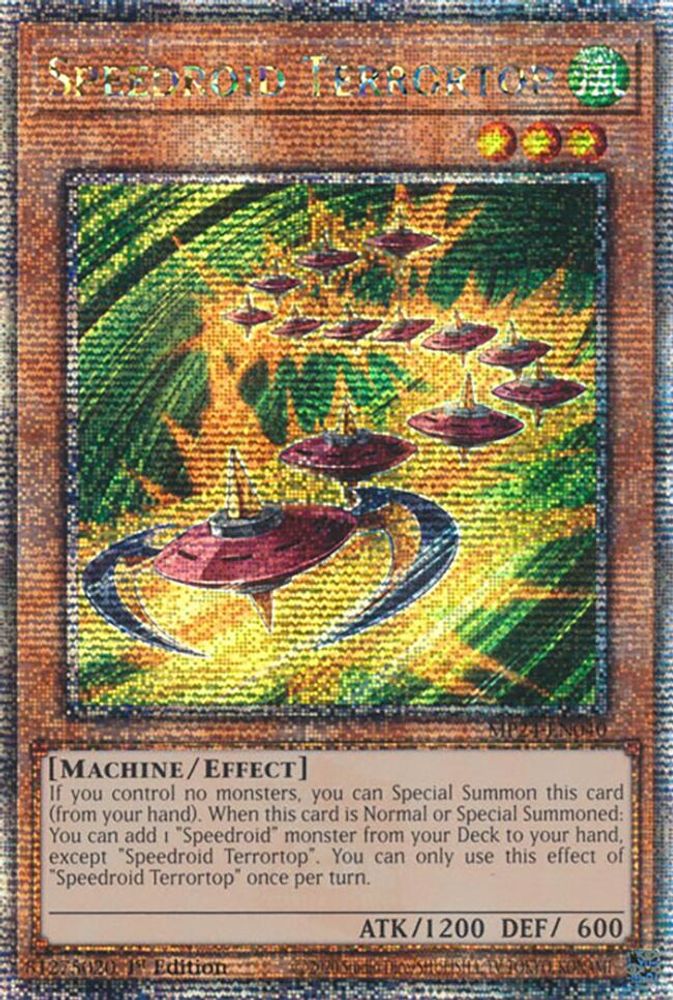 Speedroid Terrortop (Quarter Century Secret Rare) (MP24-EN040) - Quarter Century Secret Rare