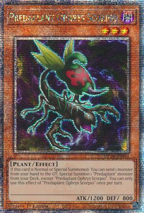 Predaplant Ophrys Scorpio (Quarter Century Secret Rare) (MP24-EN041) - Quarter Century Secret Rare