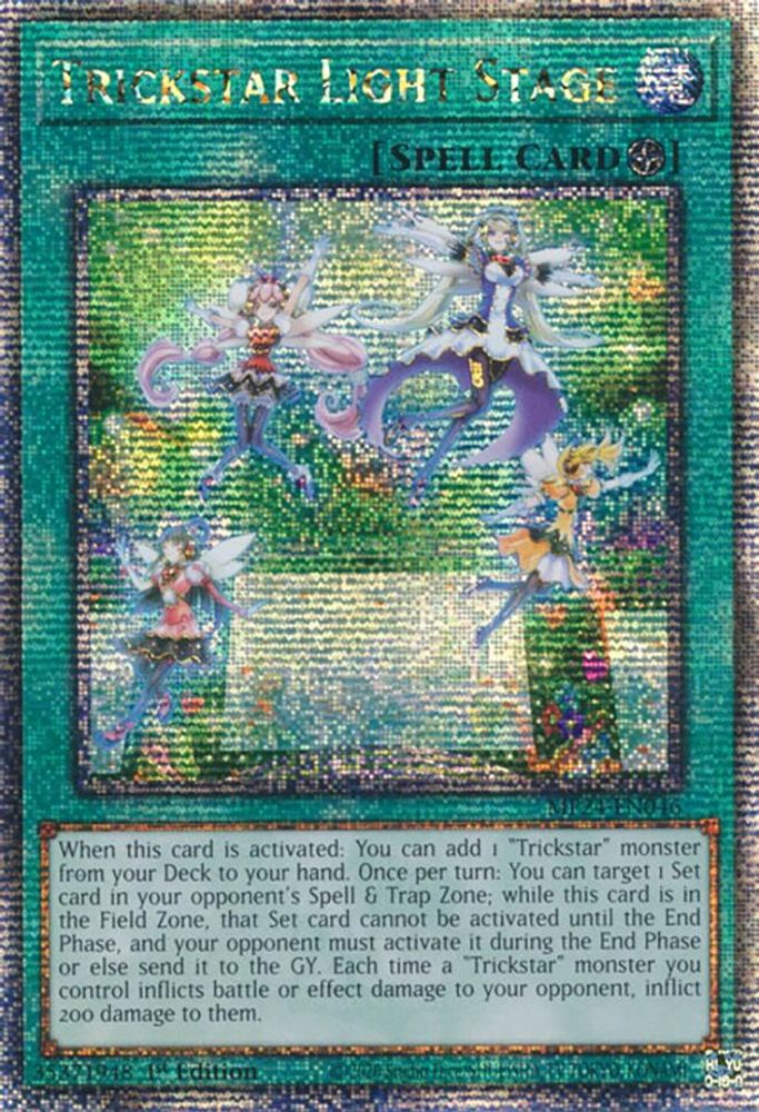 Trickstar Light Stage (Quarter Century Secret Rare) (MP24-EN046) - Quarter Century Secret Rare