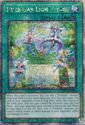 Trickstar Light Stage (Quarter Century Secret Rare) (MP24-EN046) - Quarter Century Secret Rare