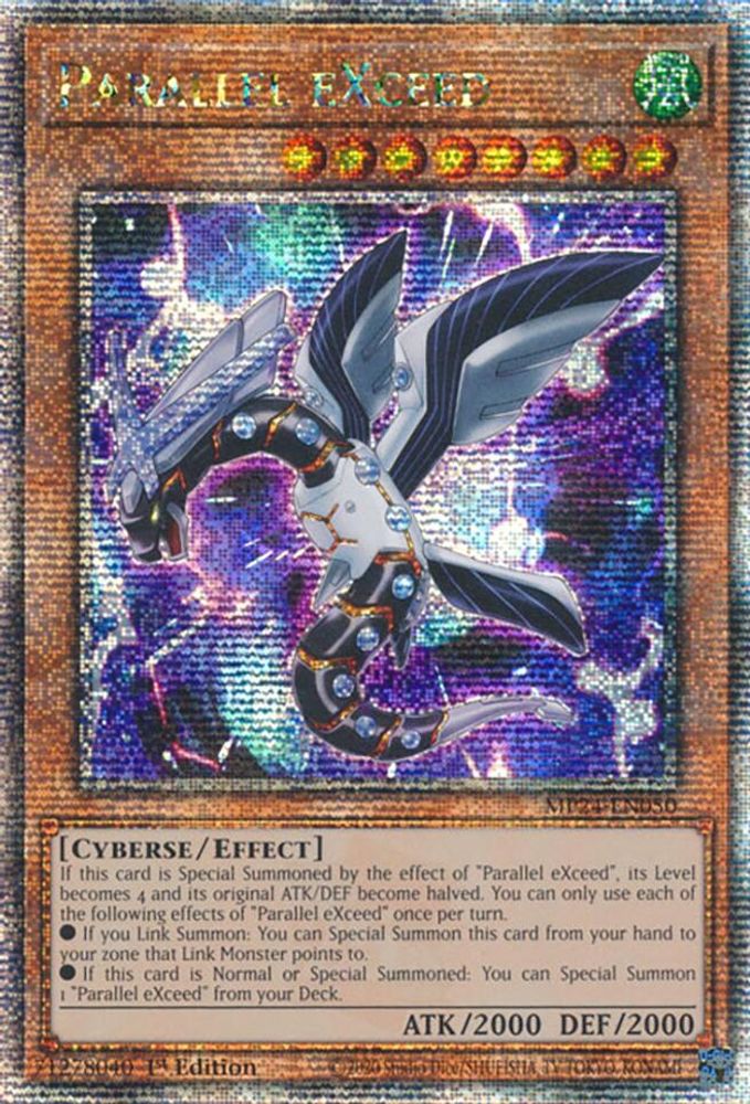 Parallel eXceed (Quarter Century Secret Rare) (MP24-EN050) - Quarter Century Secret Rare