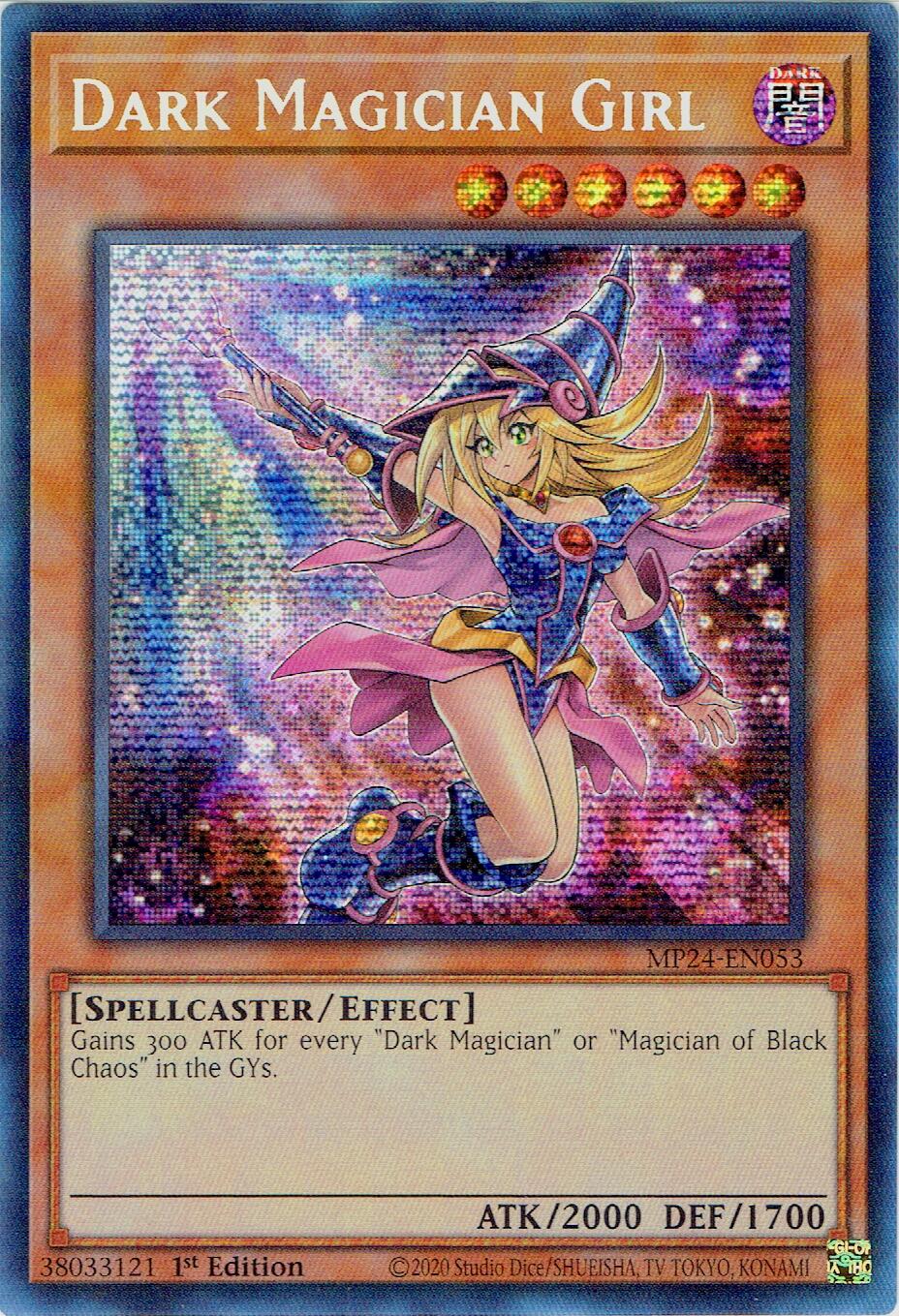 Dark Magician Girl (Alternate Art) (MP24-EN053) - 25th Anniversary Tin: Dueling Mirrors 1st Edition